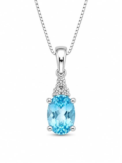 Collier Idee Preziose dal 1987 Femme in Or blanc Diamante 0.04 Ct IP.CK18B/5A - IP.CK18B/5A
